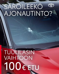 Aika vaihtaa tuulilasi uuteen – nyt 100 € edulla 🔧