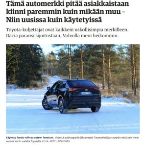 Toyota pitää asiakkaistaan kiinni ja niin pidämme mekin❤️